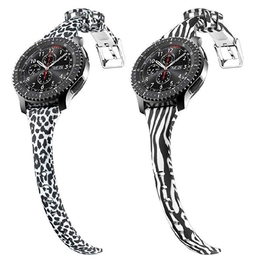 Smart watch replacement bands 22mm animal print